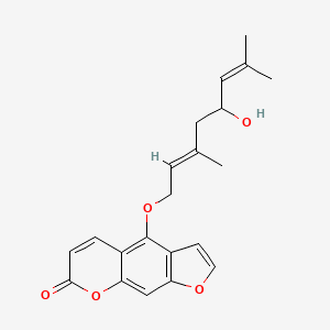 Структурная формула Notopterol, CAS 88206-46-6, формула C21H22O5