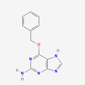 Структурная формула O(6)-Benzylguanine, CAS 19916-73-5, формула C12H11N5O