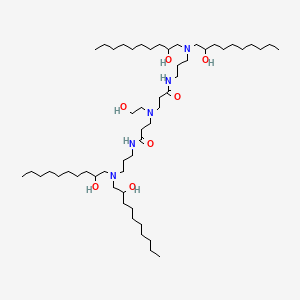 Структурная формула OC2-K3-E10, CAS 2933216-12-5, формула C54H111N5O7