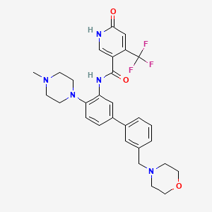 Структурная формула OICR9429, CAS 1801787-56-3, формула C29H32F3N5O3