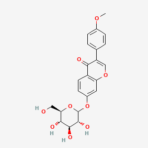 Структурная формула Ononin, CAS 486-62-4, формула C22H22O9