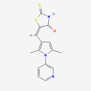 Структурная формула Optovin, CAS 348575-88-2, формула C15H13N3Os2