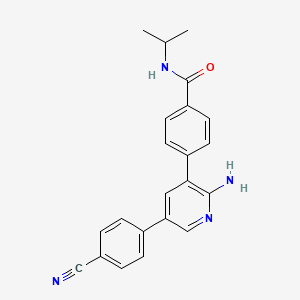 Структурная формула PF-06279794, CAS 2056111-45-4, формула C22H20N4O