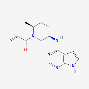 Структурная формула PF-06651600, CAS 1792180-81-4, формула C15H19N5O