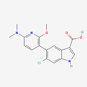 Структурная формула PF-06885249(PF249), CAS 1467059-70-6, формула C17H16ClN3O3