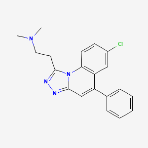 Структурная формула PF-9366, CAS 72882-78-1, формула C20H19ClN4