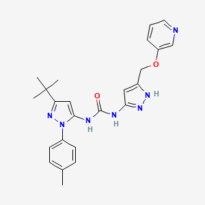 Структурная формула PF4618433, CAS 1166393-85-6, формула C24H27N7O2