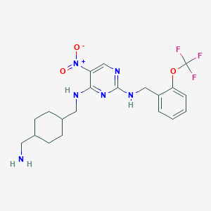 Структурная формула PKC-theta inhibitor, CAS 736048-65-0, формула C20H25F3N6O3