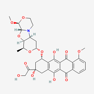 Структурная формула PNU159682, CAS 202350-68-3, формула C32H35NO13