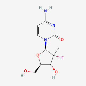 Структурная формула PSI6130, CAS 817204-33-4, формула C10H14FN3O4