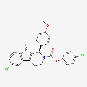 Структурная формула PTC299, CAS 1256565-36-2, формула C25H20Cl2N2O3