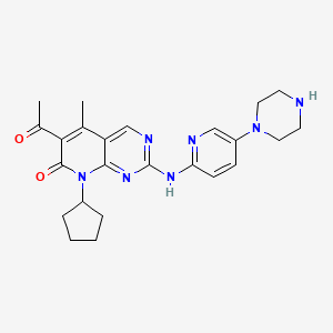 Структурная формула Palbociclib, CAS 571190-30-2, формула C24H29N7O2