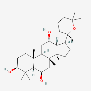 Структурная формула Panaxatriol, CAS 32791-84-7, формула C30H52O4