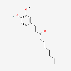 Структурная формула Paradol, CAS 27113-22-0, формула C17H26O3