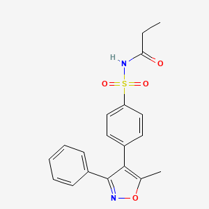 Структурная формула Parecoxib, CAS 198470-84-7, формула C19H18N2O4S