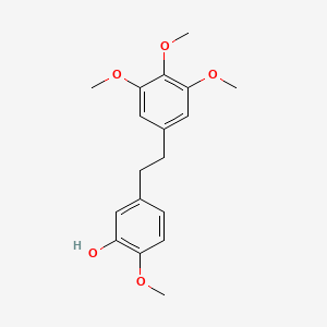 Структурная формула Erianin, CAS 95041-90-0, формула C18H22O5