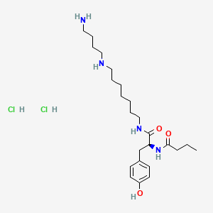 Структурная формула Philanthotoxin 74 (hydrochloride), CAS 1227301-51-0, формула C24H44Cl2N4O3