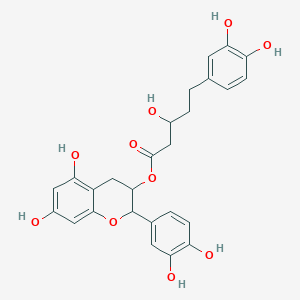 Структурная формула Phylloflavan, CAS 98570-83-3, формула C26H26O10