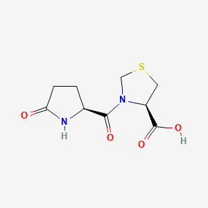 Структурная формула Pidotimod, CAS 121808-62-6, формула C9H12N2O4S