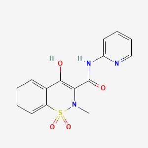 Структурная формула Piroxicam, CAS 36322-90-4, формула C15H13N3O4S