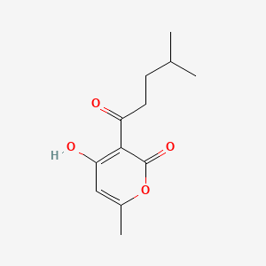 Структурная формула Pogostone, CAS 23800-56-8, формула C12H16O4