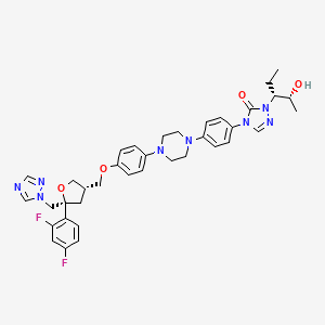 Структурная формула Posaconazole, CAS 171228-49-2, формула C37H42F2N8O4