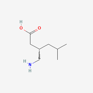 Структурная формула Pregabalin, CAS 148553-50-8, формула C8H17NO2