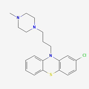 Структурная формула Prochlorperazine, CAS 58-38-8, формула C20H24ClN3S