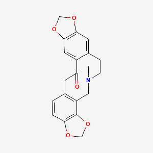 Структурная формула Protopine, CAS 130-86-9, формула C20H19NO5
