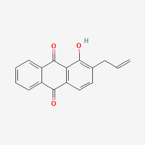 Структурная формула R162, CAS 64302-87-0, формула C17H12O3