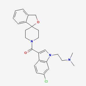 Структурная формула RO 5028442, CAS 920022-47-5, формула C25H28ClN3O2