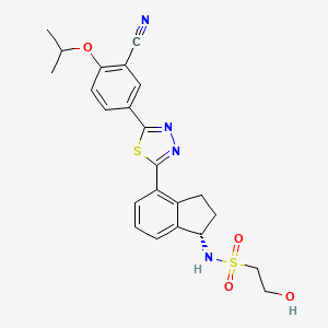 Структурная формула RP-1859, CAS 1307869-95-9, формула C23H24N4O4S2