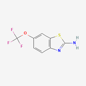 Структурная формула Riluzole, CAS 1744-22-5, формула C8H5F3N2Os
