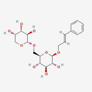 Структурная формула Rosavin, CAS 84954-92-7, формула C20H28O10