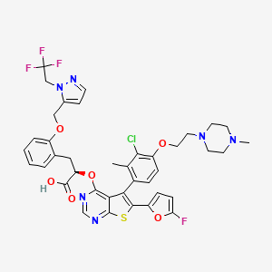 Структурная формула S63845, CAS 1799633-27-4, формула C39H37ClF4N6O6S