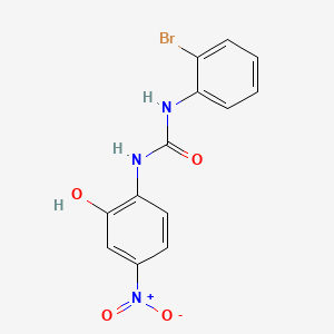 Структурная формула SB225002, CAS 182498-32-4, формула C13H10BrN3O4