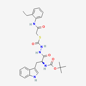 Структурная формула SID 26681509, CAS 958772-66-2, формула C27H33N5O5S