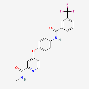 Структурная формула SKLB610, CAS 1125780-41-7, формула C21H16F3N3O3