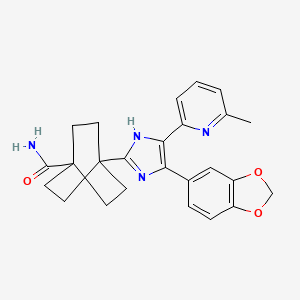Структурная формула SM16, CAS 614749-78-9, формула C25H26N4O3