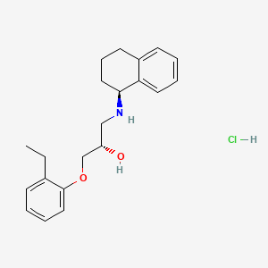 Структурная формула SR59230A hydrochloride, CAS 1135278-41-9, формула C21H28ClNO2