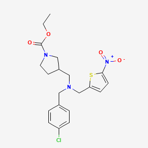Структурная формула Stenabolic (SR9009), CAS 1379686-30-2, формула C20H24ClN3O4S