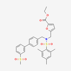 Структурная формула SR9238, CAS 1416153-62-2, формула C31H33NO7S2