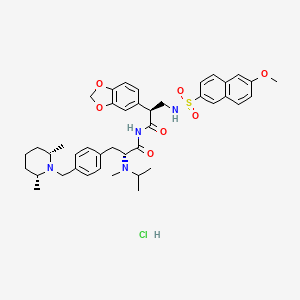 Структурная формула SSR-240612 HCl, CAS 464930-42-5, формула C42H53ClN4O7S