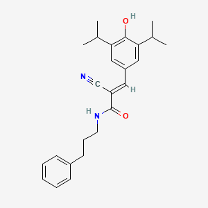 Структурная формула SU1498, CAS 168835-82-3, формула C25H30N2O2