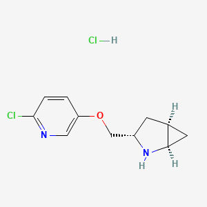 Структурная формула SUVN-911(compound 9h), CAS 2414674-71-6, формула C11H14Cl2N2O
