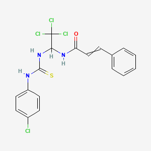 Структурная формула Sal003, CAS 1164470-53-4, формула C18H15Cl4N3Os