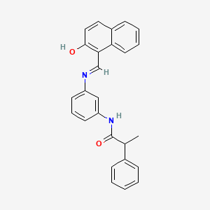 Структурная формула Salermide, CAS 1105698-15-4, формула C26H22N2O2