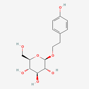 Структурная формула Salidroside, CAS 10338-51-9, формула C14H20O7