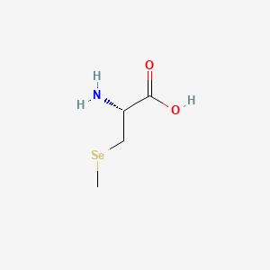 Структурная формула Se-Methylselenocysteine, CAS 26046-90-2, формула C4H9NO2Se
