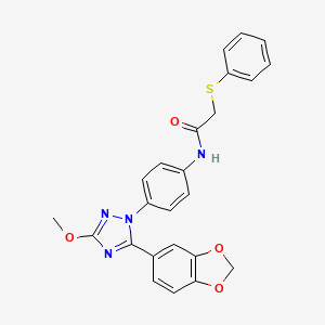 Структурная формула SecinH3, CAS 853625-60-2, формула C24H20N4O4S